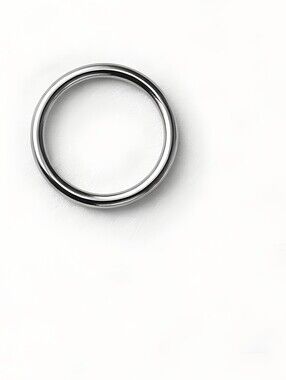 Titanium 20G Silver Body Jewelry Hoop - Silver